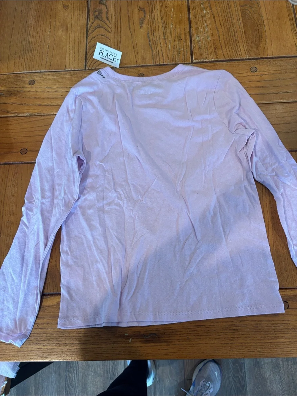 The Children's Place Pink Axolotl Graphic Long-Sleeve Tee